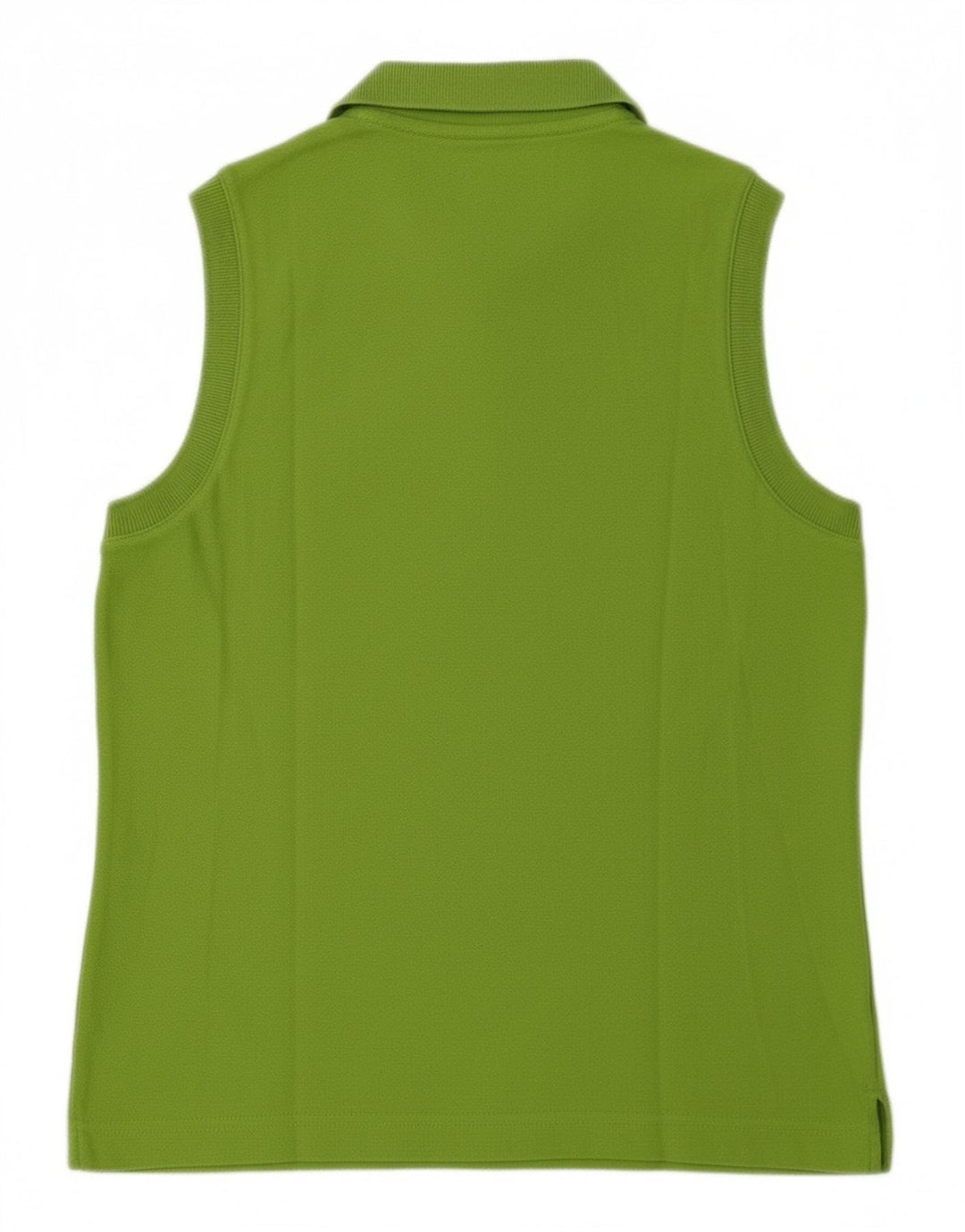 FILA Womens Sleeveless Polo Shirt IT 42 Medium Green