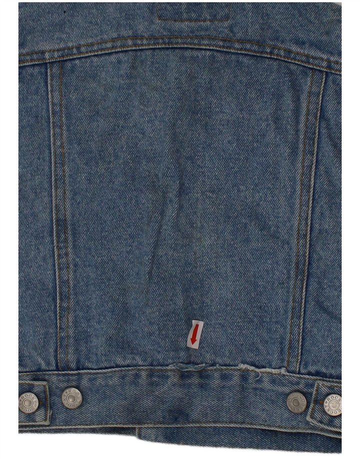 ROCKY Boys Denim Gilet 3-4 Years Blue Cotton