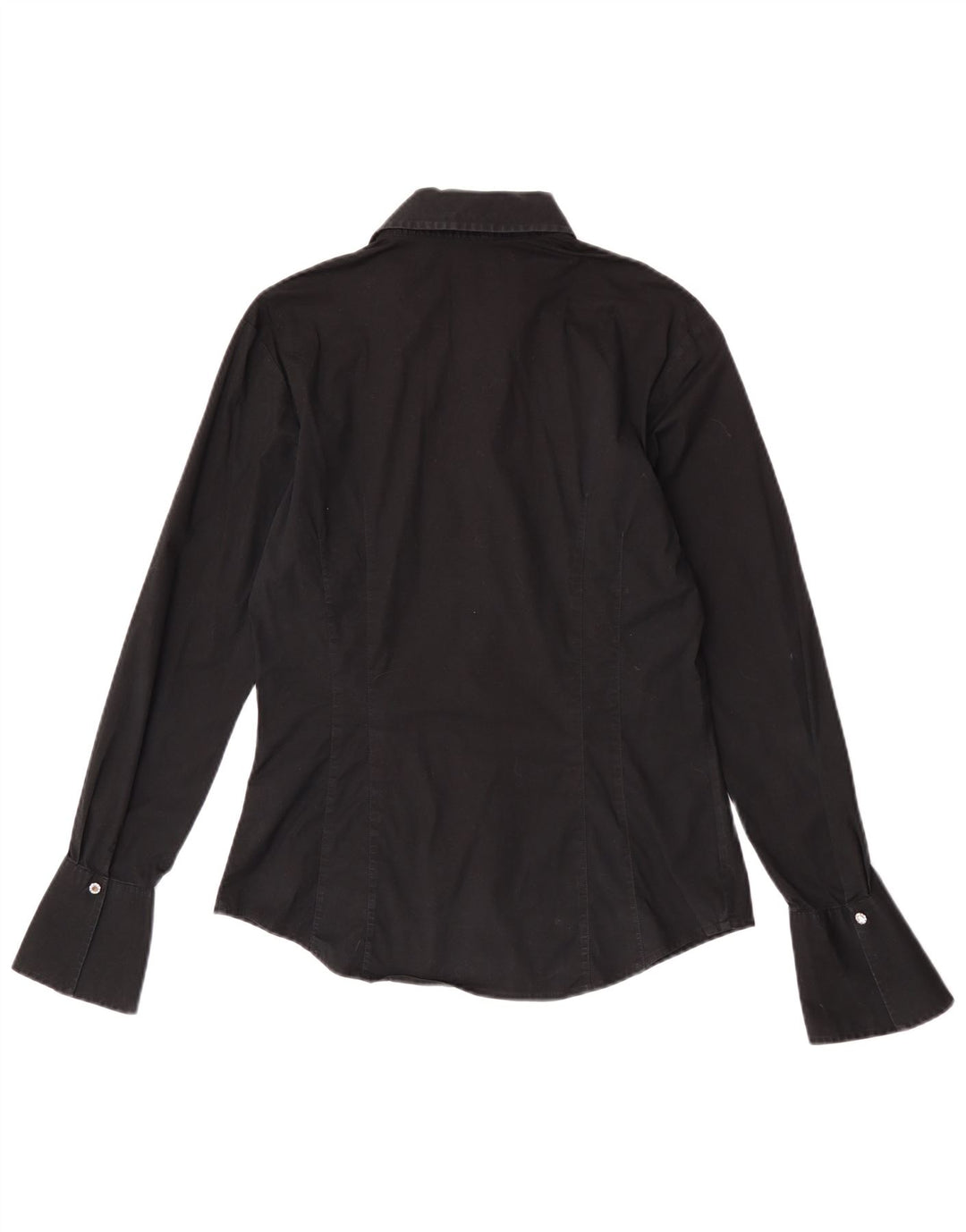 Tommy Hilfiger Womens Shirt US 12 Large Black Cotton