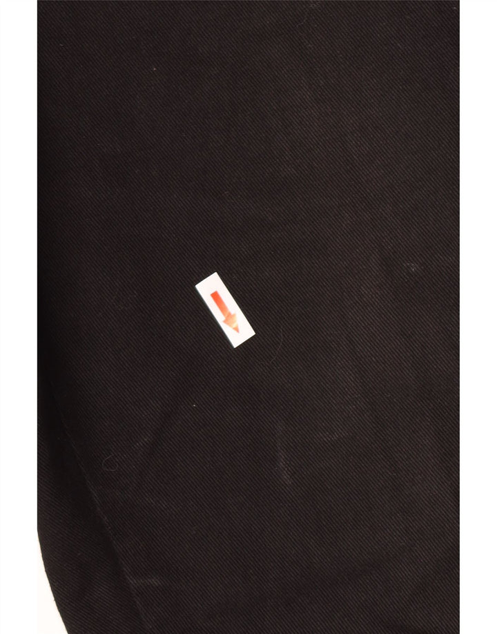 Wrangler Mens Regular Fit Straight Jeans W36 L32 Black Cotton