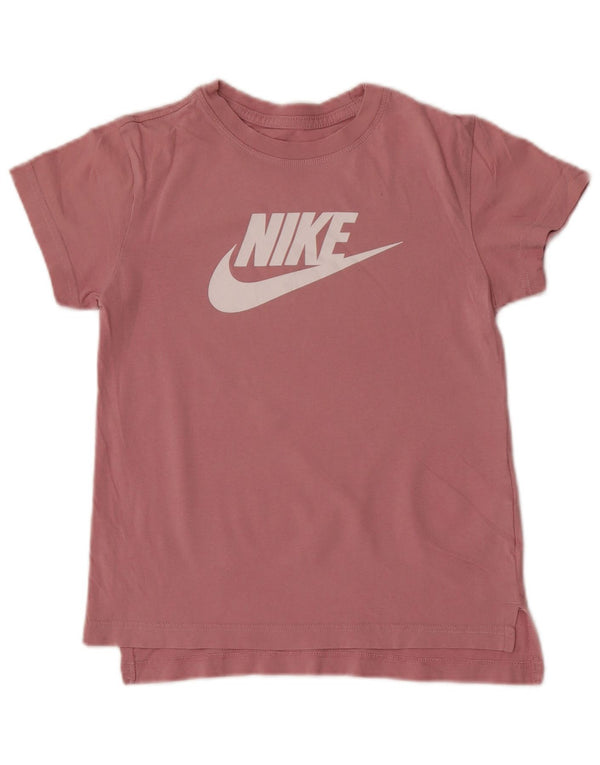 Nike Camiseta gráfica para niña 10-11 años Algodón Rosa Medio