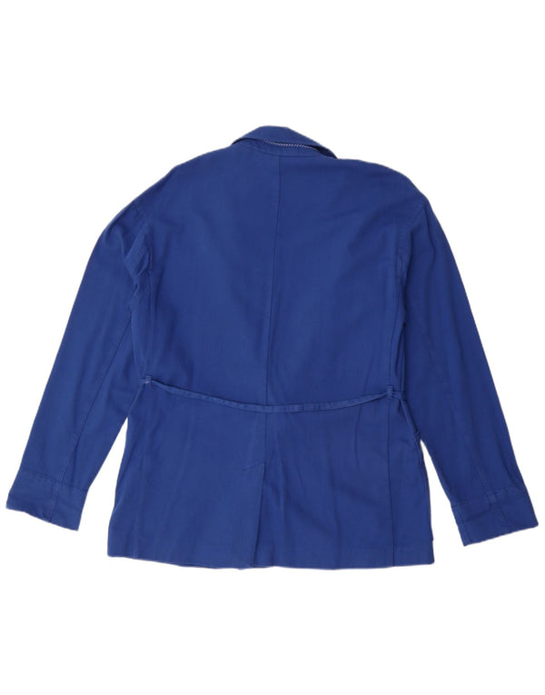 Esprit Veste blazer surdimensionnée à 1 bouton pour femme UK 8 Small Bleu
