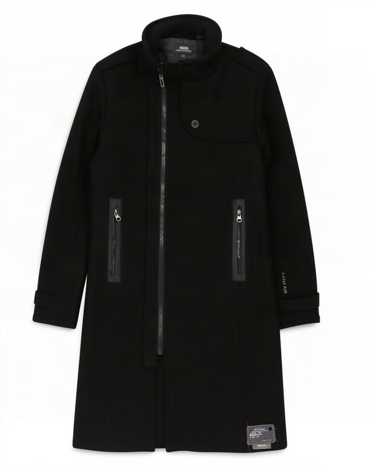 G-Star Damen Mantel UK 14 Mittelschwarze Wolle