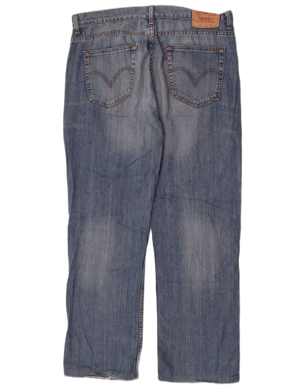 Мужские прямые джинсы Levi's 752 W36 L31 синие, хлопок