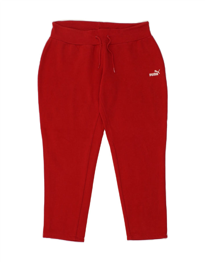 PUMA Womens Tracksuit Trousers UK 14 Large Red Vintage Puma and Second-Hand Puma from Messina Hembry 