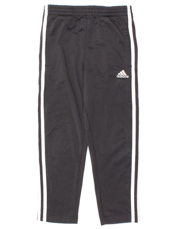 Calças de treino Adidas meninos 5-6 anos preto poliéster