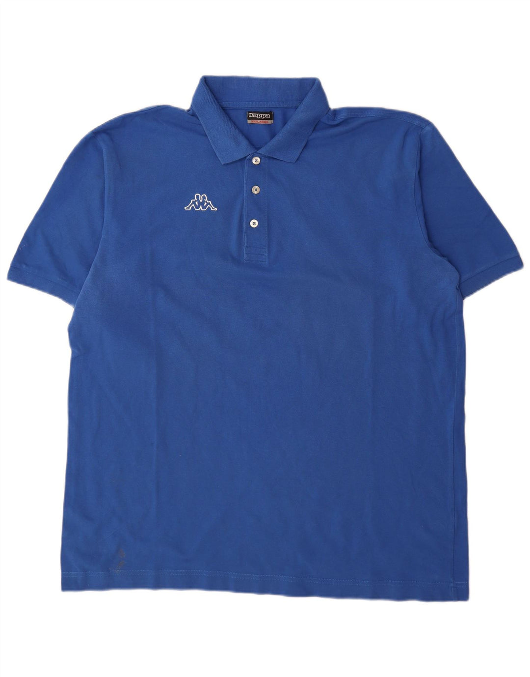Kappa Mens Polo Shirt 3XL Blue Cotton