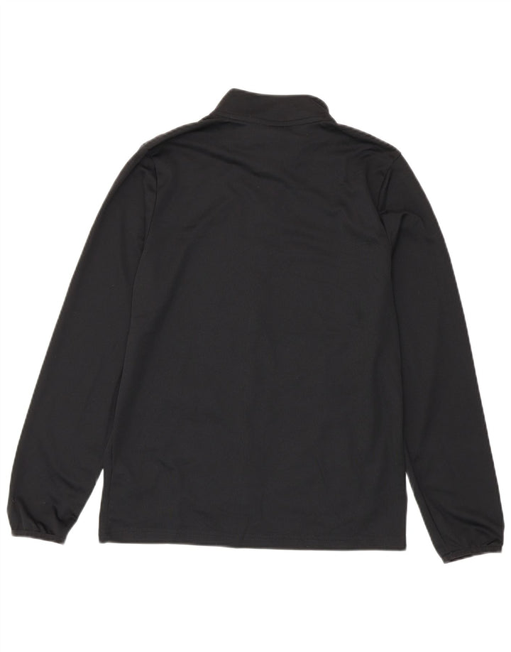 Nike Boys Dri Fit Tracksuit Top Jacket 13-14 Years XL Black Polyester