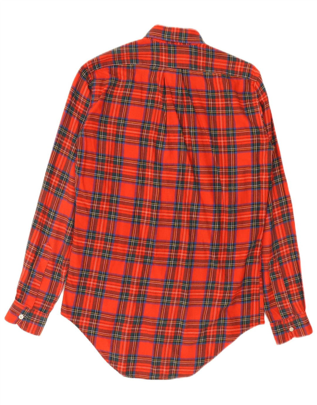 Camicia da uomo in flanella Alberto Aspesi XS in cotone a quadri rossi