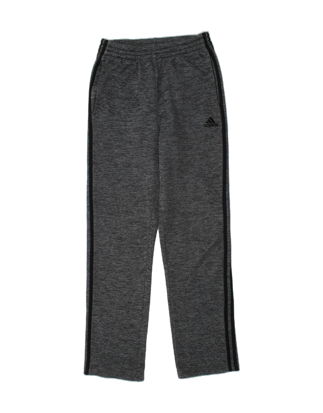 ADIDAS Boys Tracksuit Trousers 15-16 Years XL Grey Flecked Polyester Vintage Adidas and Second-Hand Adidas from Messina Hembry 