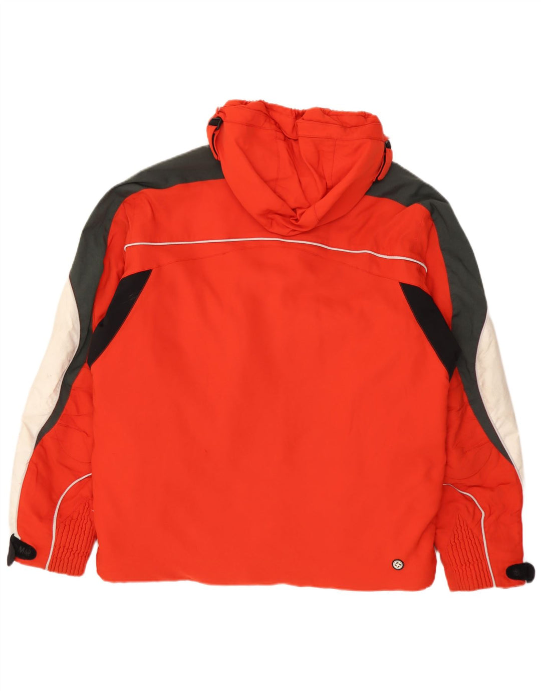 Colmar Mens Hooded Ski Jacket IT 56 XL Red Colourblock Polyamide