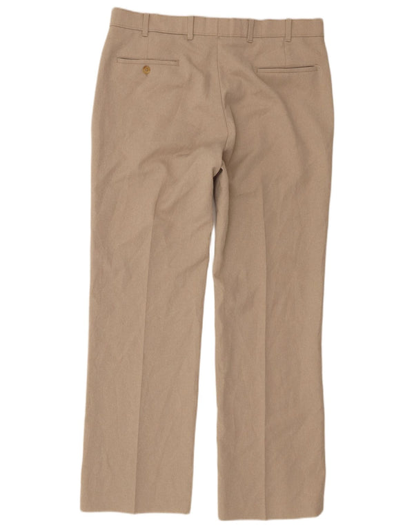 Levi's Mens Action Slacks Calças retas casuais W36 L30 Bege