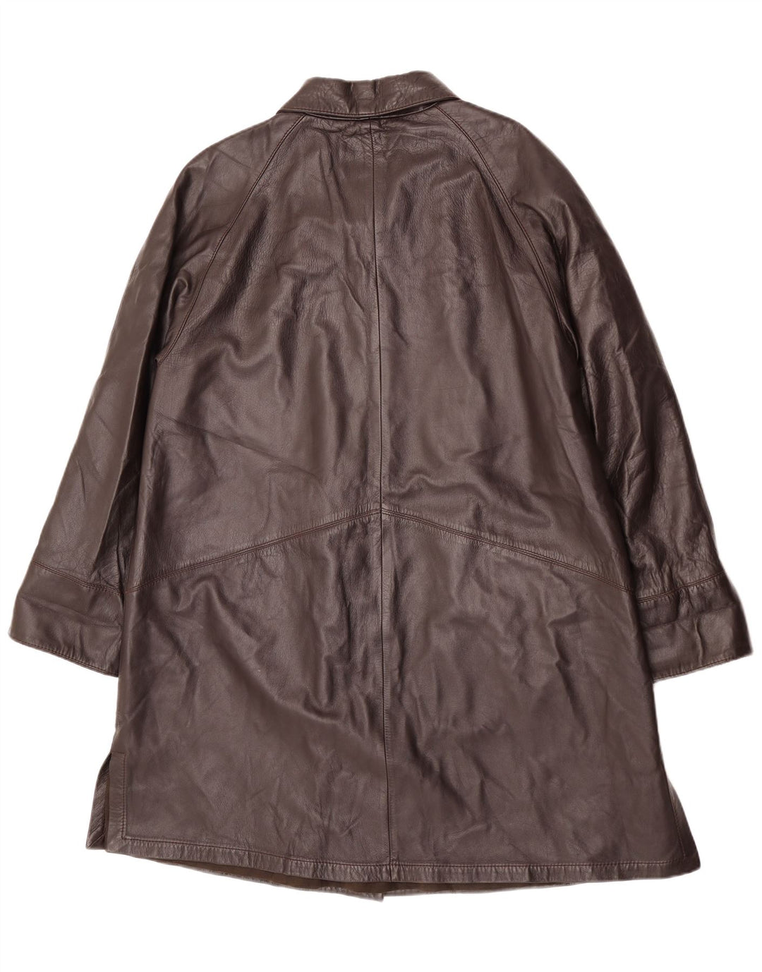 Dibi Damen Ledermantel IT 48 XL Braunes Leder