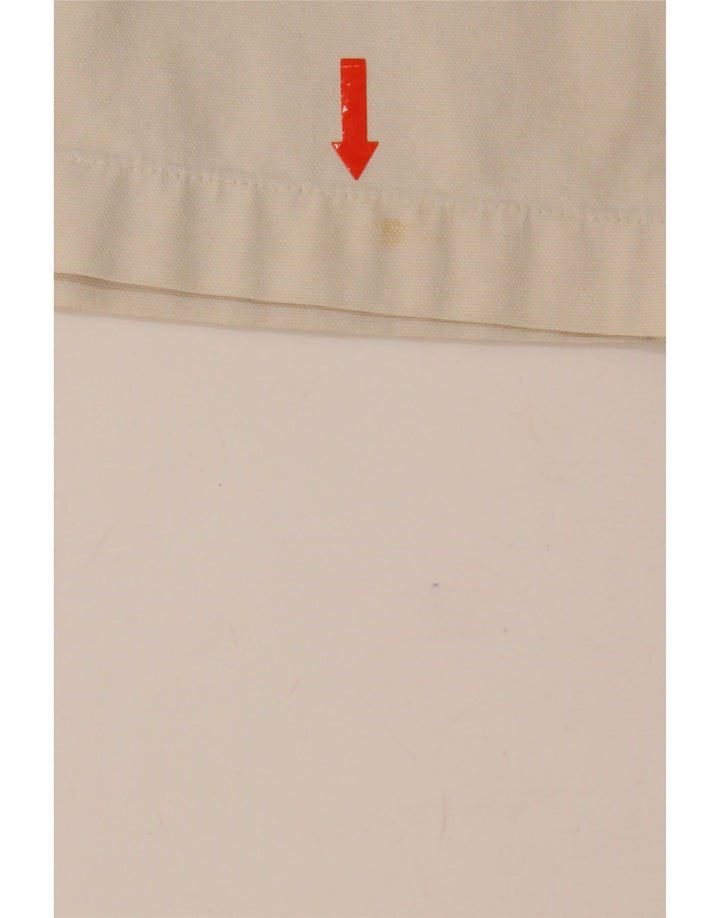 MURPHY & NYE Mens Bootcut Casual Trousers W33 L33 White Cotton Vintage Murphy & Nye and Second-Hand Murphy & Nye from Messina Hembry 