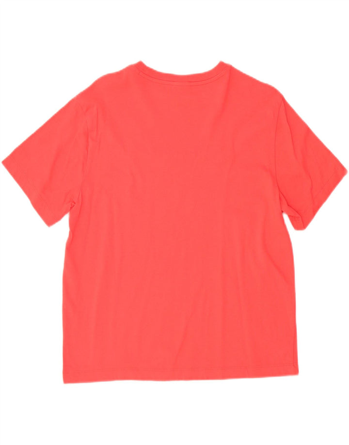 T-shirt grafica da donna CHAMPION Top UK 14 Medium Red