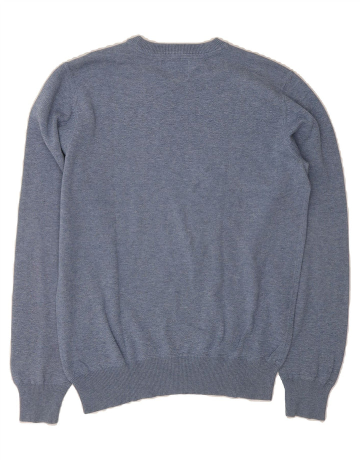WOOLRICH Mens Crew Neck Jumper Sweater XS Blue Vintage Woolrich and Second-Hand Woolrich from Messina Hembry 