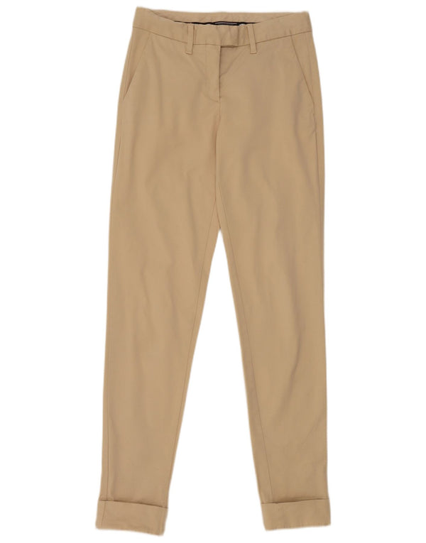 Tommy Hilfiger Damen Slim Anzughose US 2 XS W26 L32 Beige Baumwolle