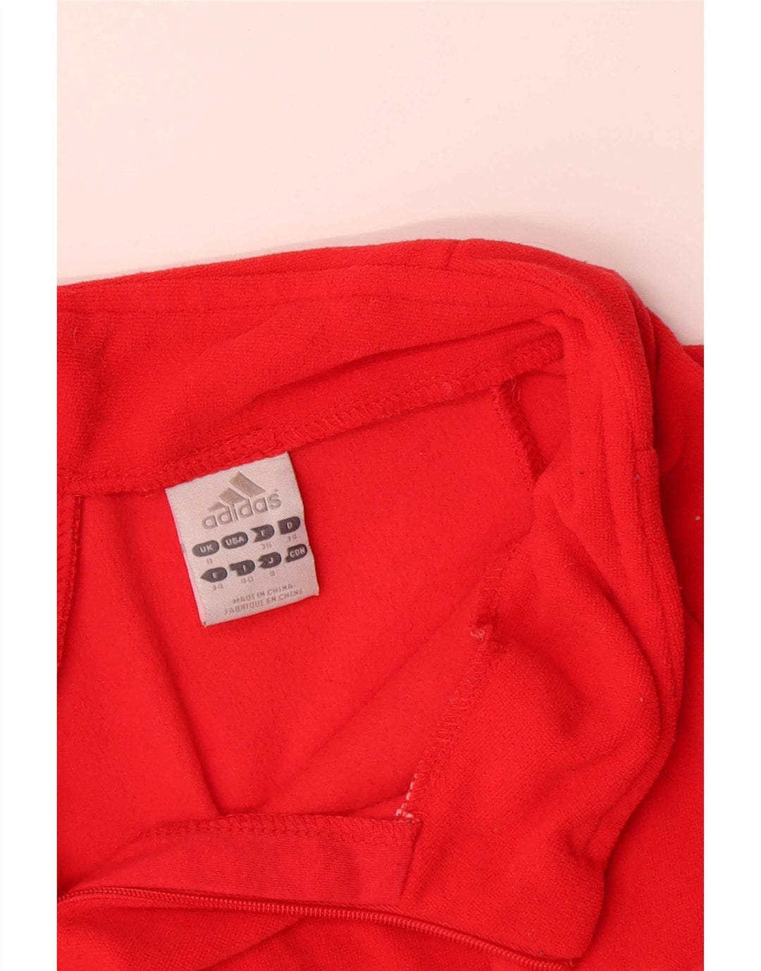 Giacca da ginnastica Adidas da donna con grafica pullover UK 8 piccola rossa