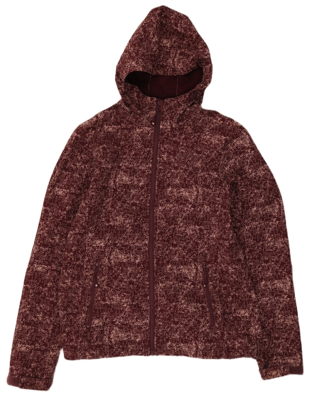 Mountain Warehouse Veste coupe-vent pour femme UK 12 Medium Bordeaux moucheté