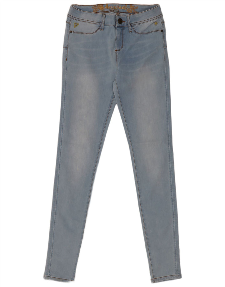 Desigual Womens Skinny Jeans W27 L31 Blue