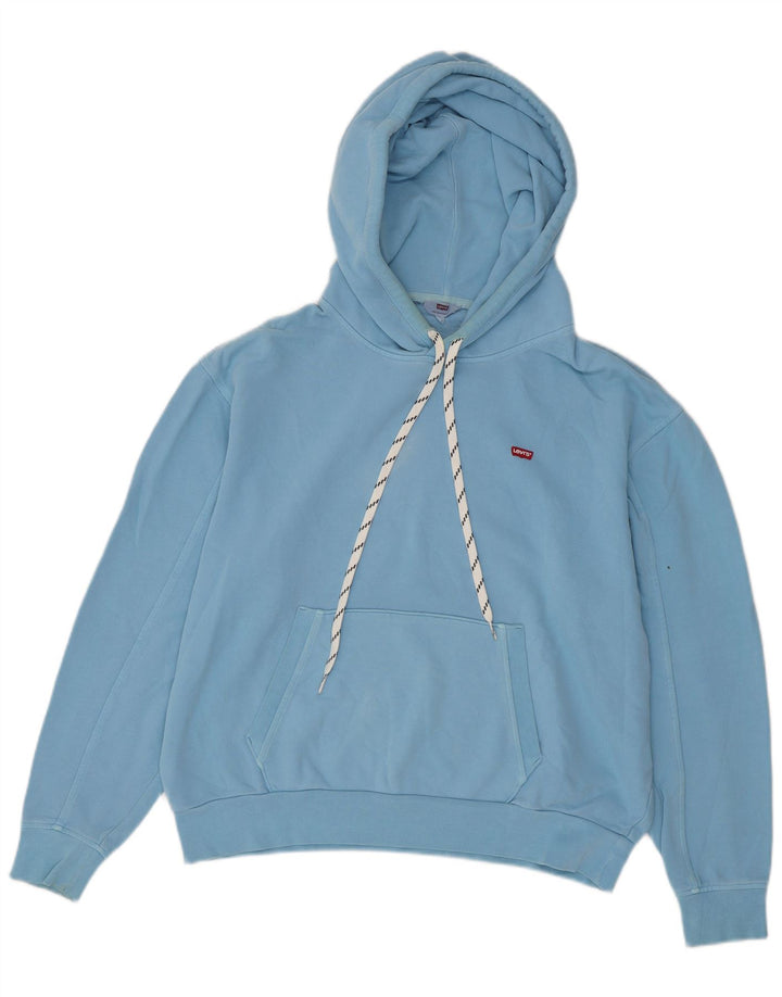 Maglione oversize con cappuccio da donna Levi's UK 10 piccolo blu