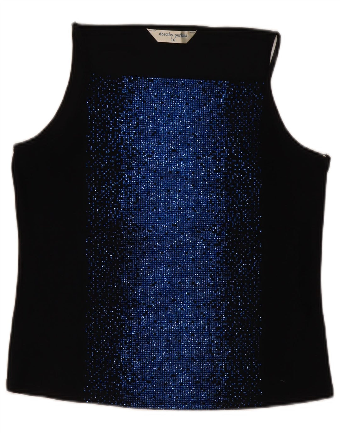 Canottiera da donna Dorothy Perkins UK 16 grande poliestere nero