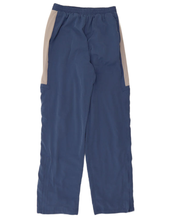 Calça de treino feminina LOTTO UK 12 poliéster colorblock azul médio
