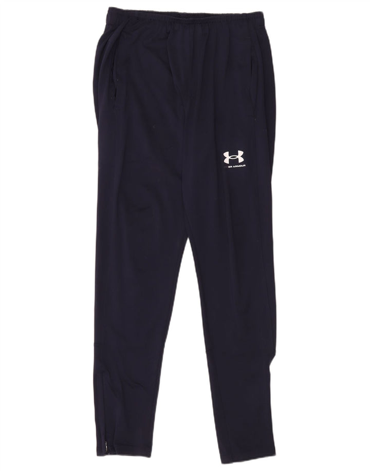 Under Armour Mens Tracksuit Trousers Medium Navy Blue Polyester