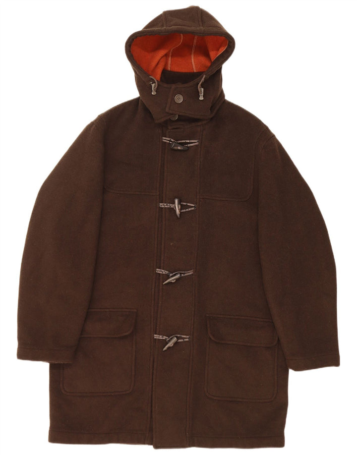Męski budrysówka z kapturem Commander UK 42 XL, brązowa wełna