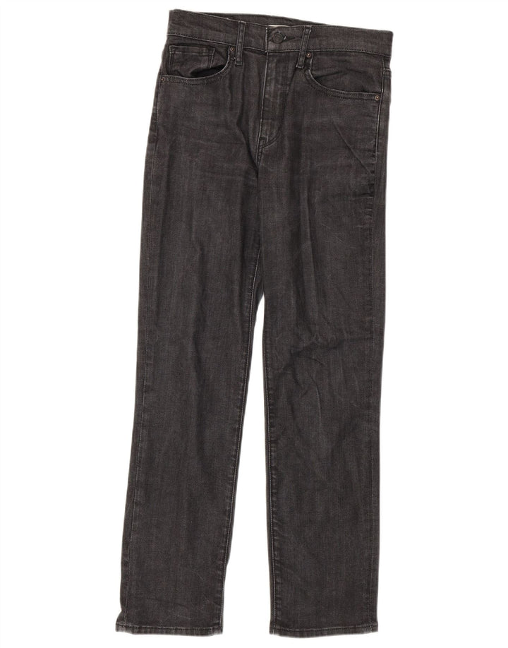 Levi's Womens 724 High Rise Straight Jeans W27 L27 Grey