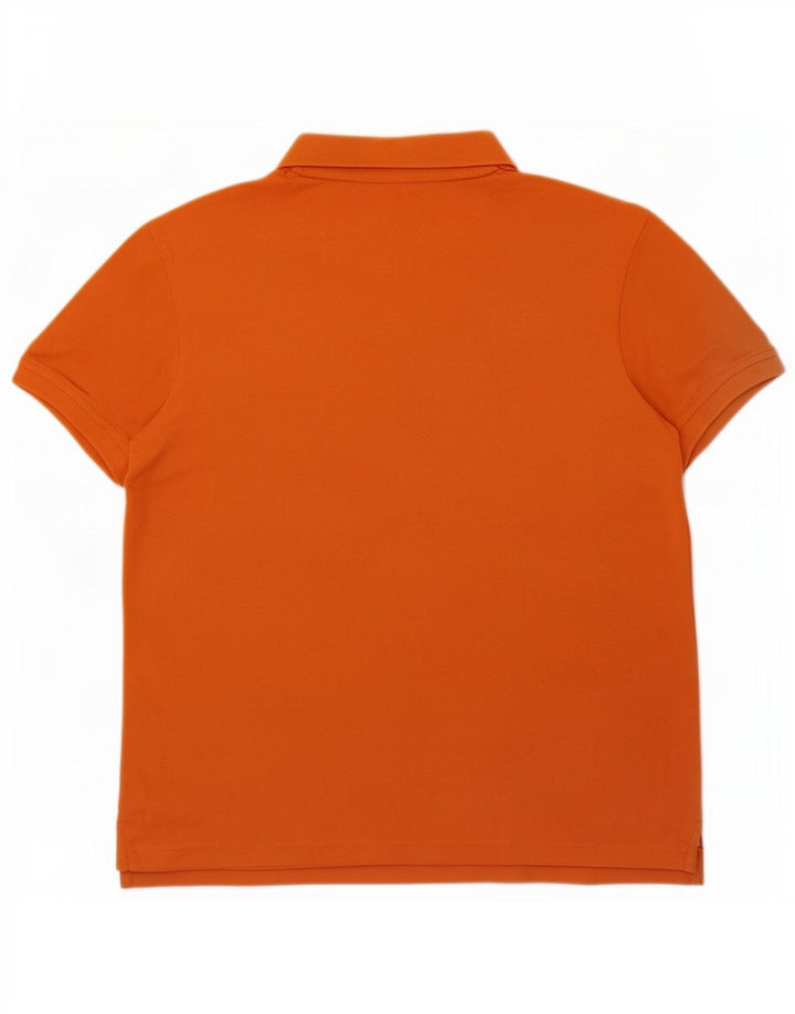Lyle & Scott muška polo majica srednje narančaste pamučne boje