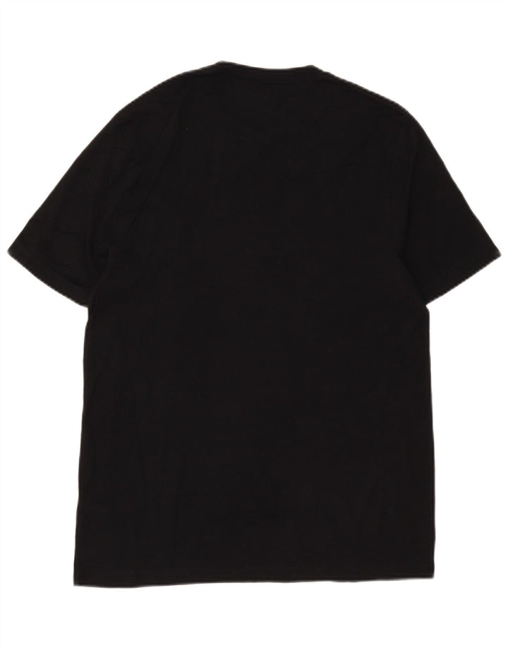 Dkny Mens Graphic T-Shirt Top Small Black Cotton