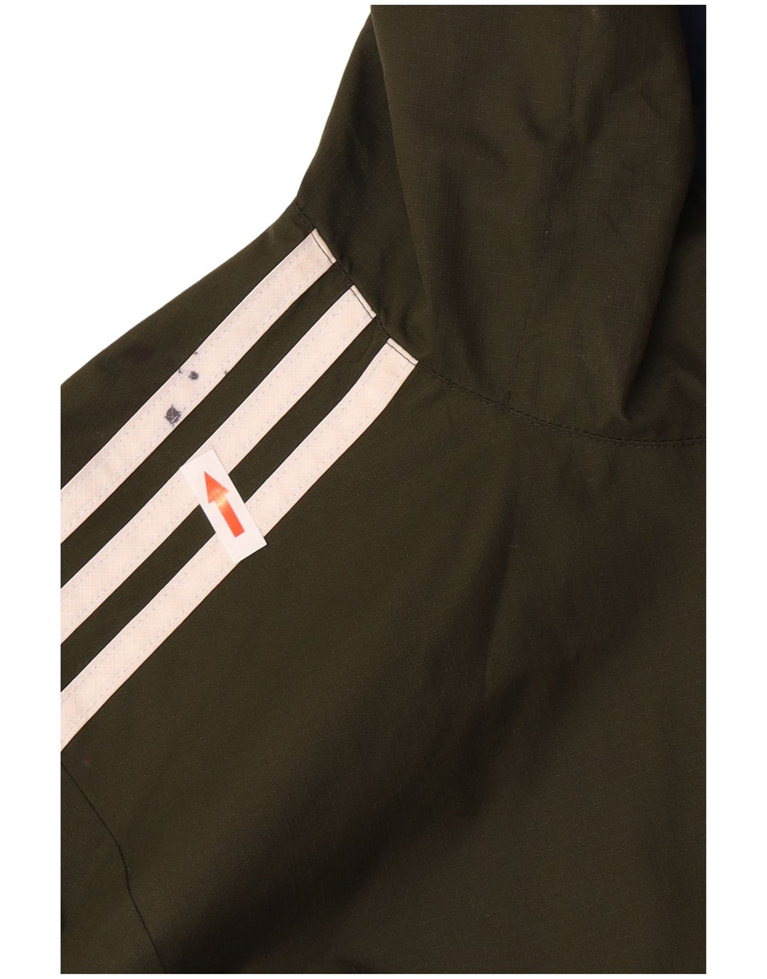 Adidas Herren Kapuzen-Bomber-Wendejacke UK 36 Small Khaki Polyester