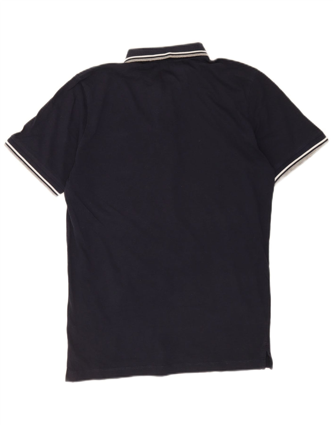 Jack & Jones Mens Polo Shirt Medium Navy Blue