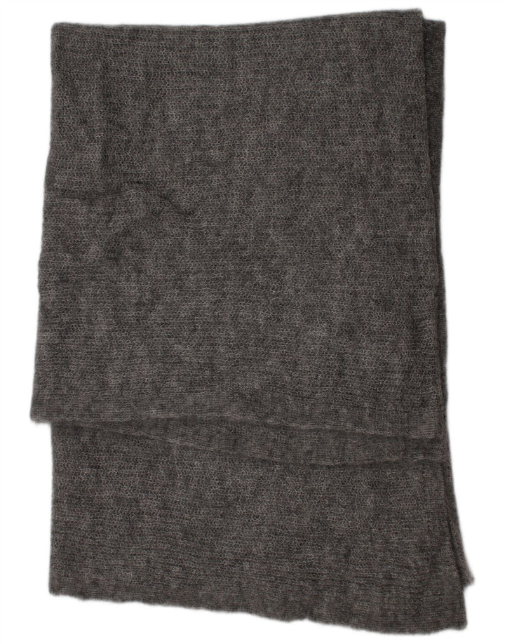 American Vintage Womens Knit Rectangle Scarf One Size Grey