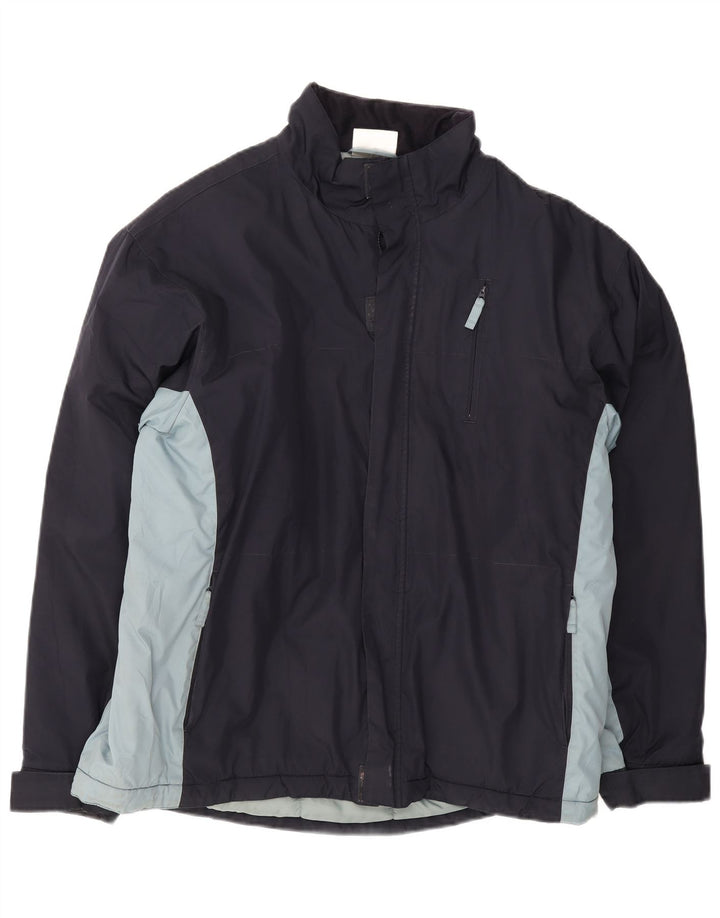 Giacca a vento da uomo Puma UK 42 XL Poliestere color block blu navy