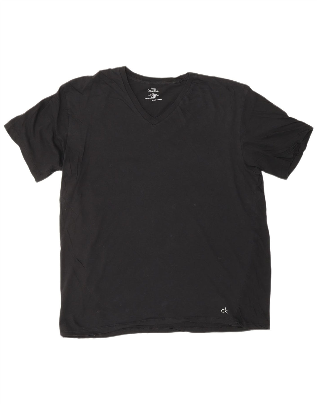 Męski T-shirt CALVIN KLEIN, duży, czarny