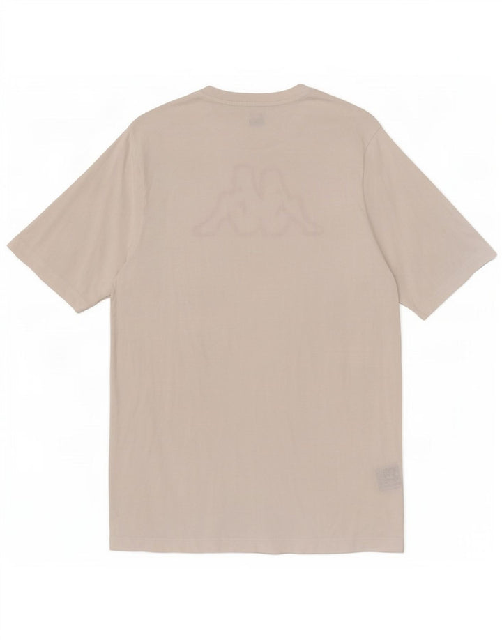 Kappa Mens Graphic T-Shirt Top Large White Cotton