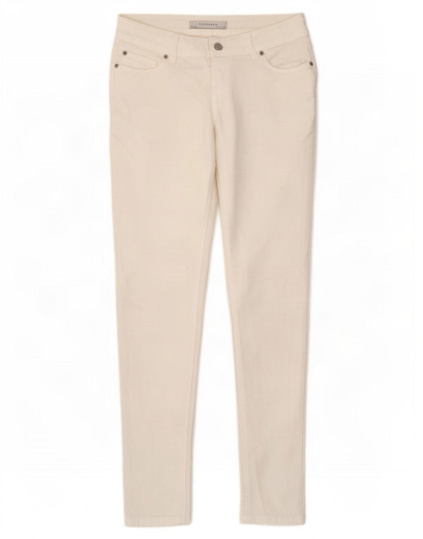 Blugi skinny dama Zara EU 40 Medium W30 L30 Bumbac alb