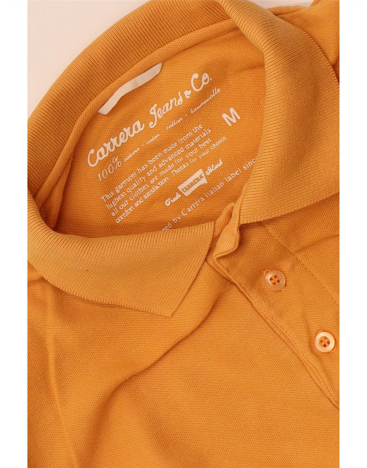 Carrera herre poloshirt Medium gul bomuld