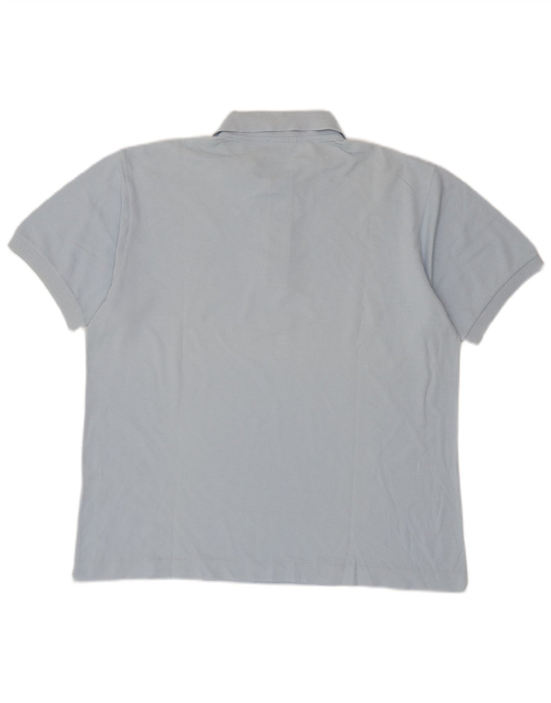 Lacoste Mens Polo Shirt Size 5 Large Blue Cotton