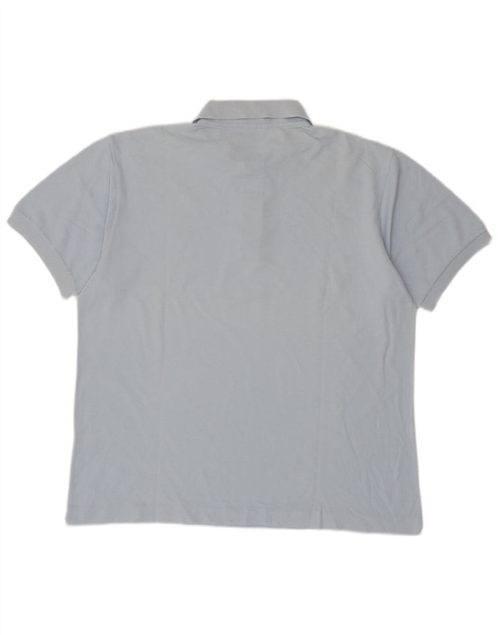 Lacoste Mens Polo Shirt Size 5 Large Blue Cotton