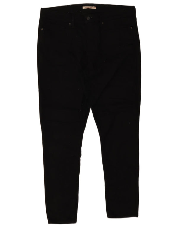 Levi's Womens 311 High Waist Shaping Skinny Jeans W33 L30 Black Cotton