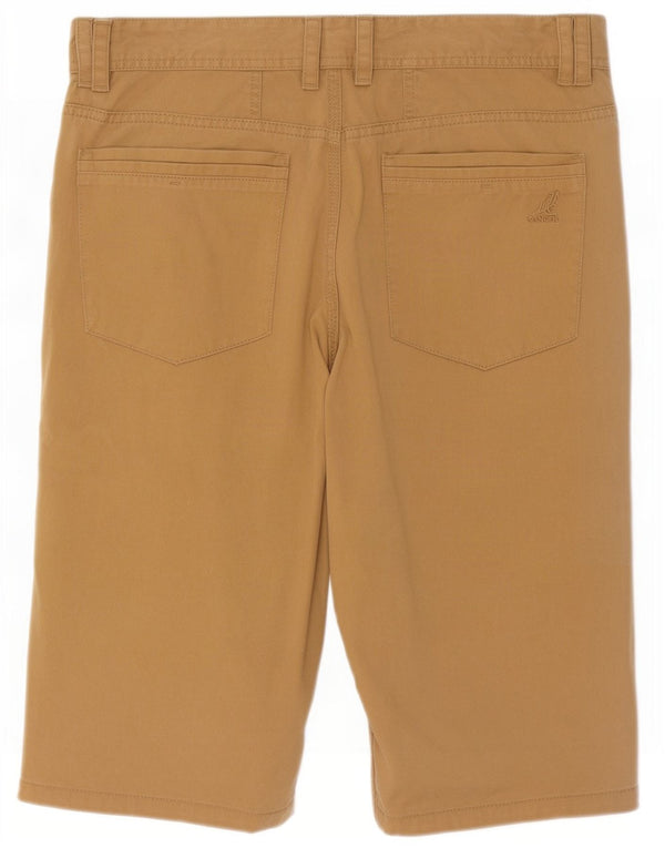 Bermuda da uomo Kangol Large W36 in cotone beige