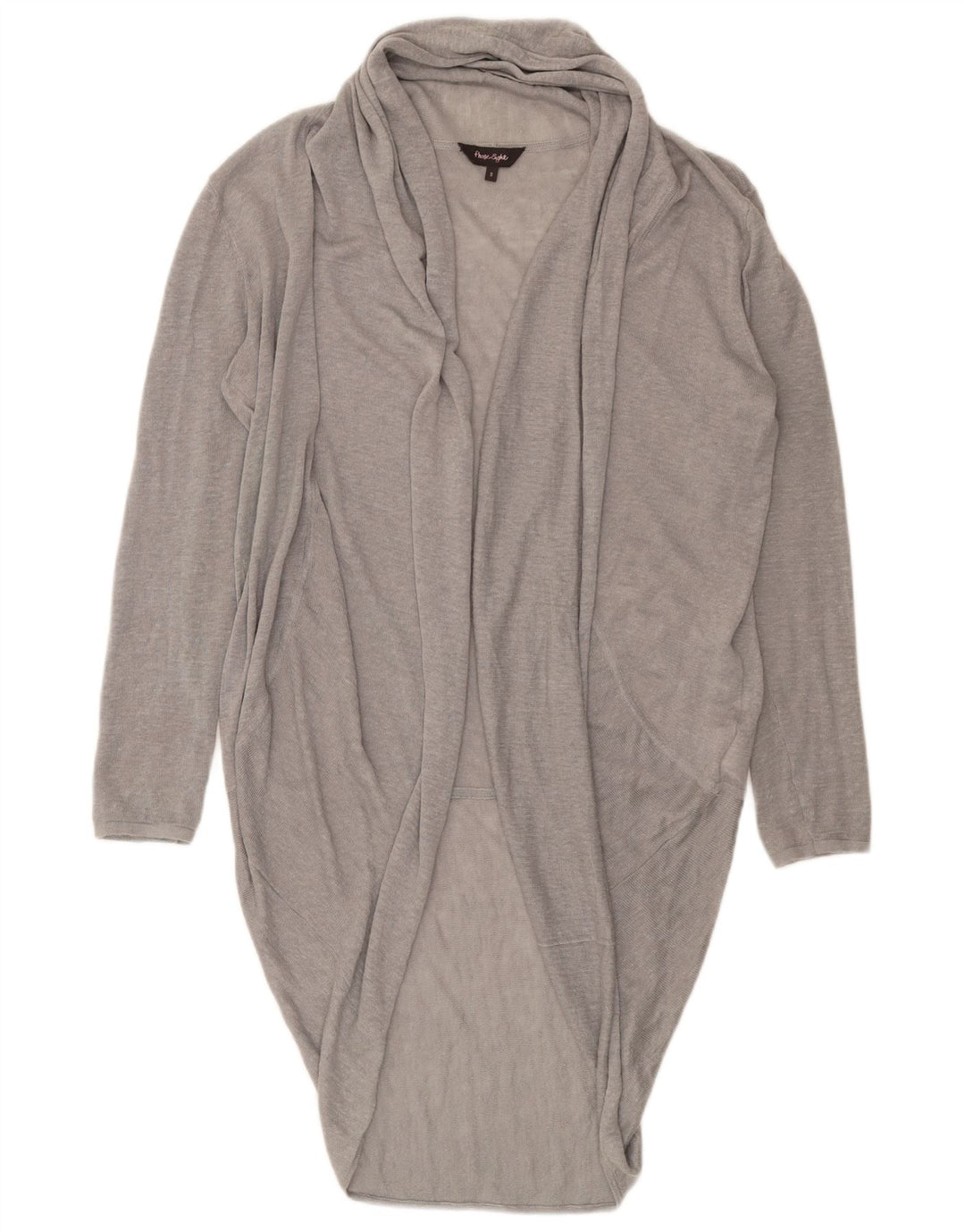 Phase Eight Womens Oversized Longline Cardigan Sweater UK 10 Small Grey
