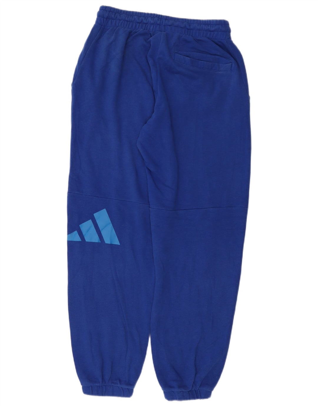 Adidas Mens Graphic Tracksuit Trousers Joggers Medium  Blue Cotton
