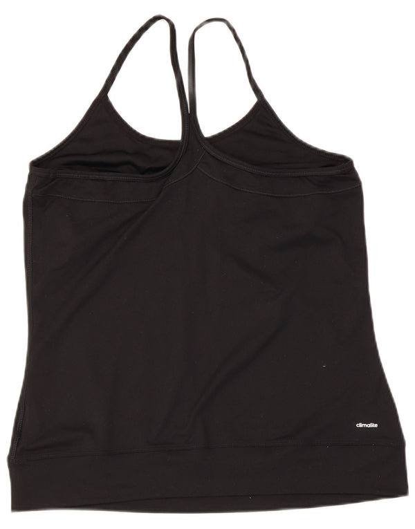 Adidas Damski Top Climalite Cami Top UK 16 Duży Czarny Poliester