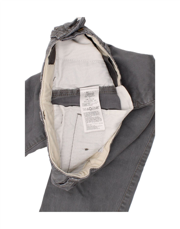 GAP Boys Regular Chino Trousers 4-5 Years W22 L17  Grey Cotton Vintage Gap and Second-Hand Gap from Messina Hembry 