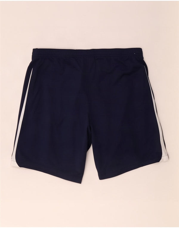 Nike Mens Slim Fit Sport Shorts Large Navy Blue Colourblock Polyester