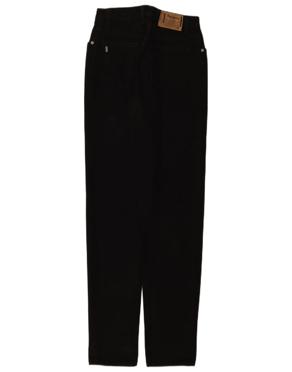 PEPE Jeans Donna Vita Alta Slim UK 12 Medio W28 L33 Cotone Nero